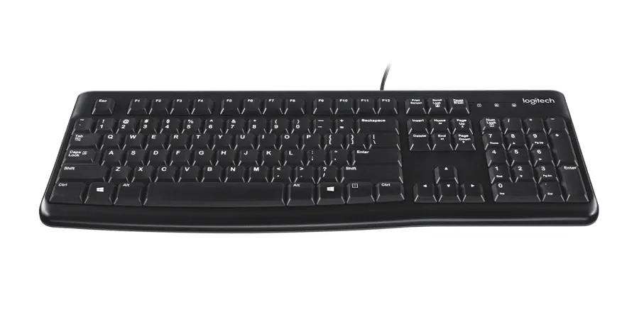 Клавиатура, Logitech Keyboard K120 - US INTL - EER - image 1