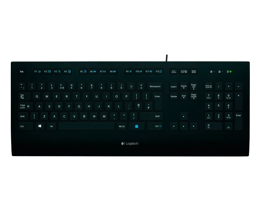 Клавиатура, Logitech Keyboard K280e, OEM