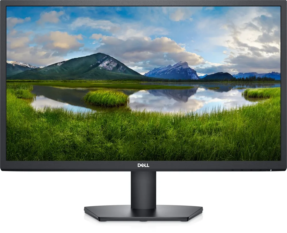 Монитор, Dell SE2422H, 23.8" LED, VA Anti-Glare, FullHD 1920x1080, 75 Hz, 5ms, 3000:1 DCR, 250 cd/m2, AMD FreeSync, ComfortView, HDMI, VGA, Tilt, Black