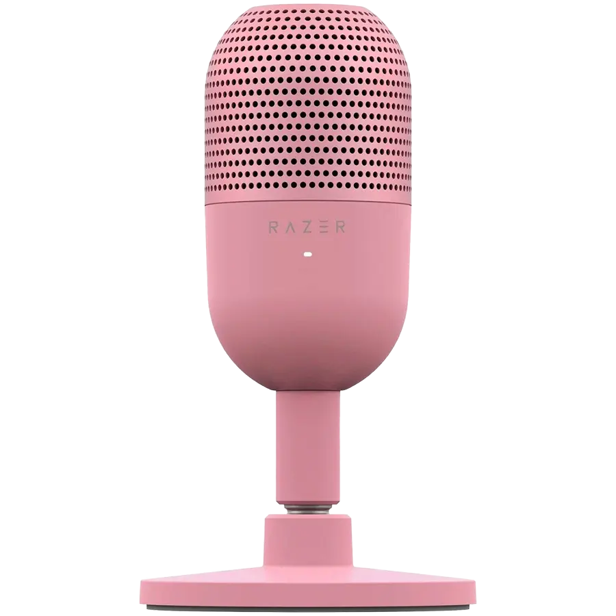 Razer Seiren V3 Mini - Quartz Pink, Ultra-compact Streaming Microphone