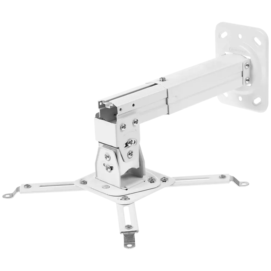 ONKRON Projector Mount Ceiling Adjustable Bracket up to 22 lbs Projectors, White