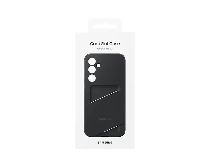 Калъф, Samsung A35 Card Slot Case Black - image 5
