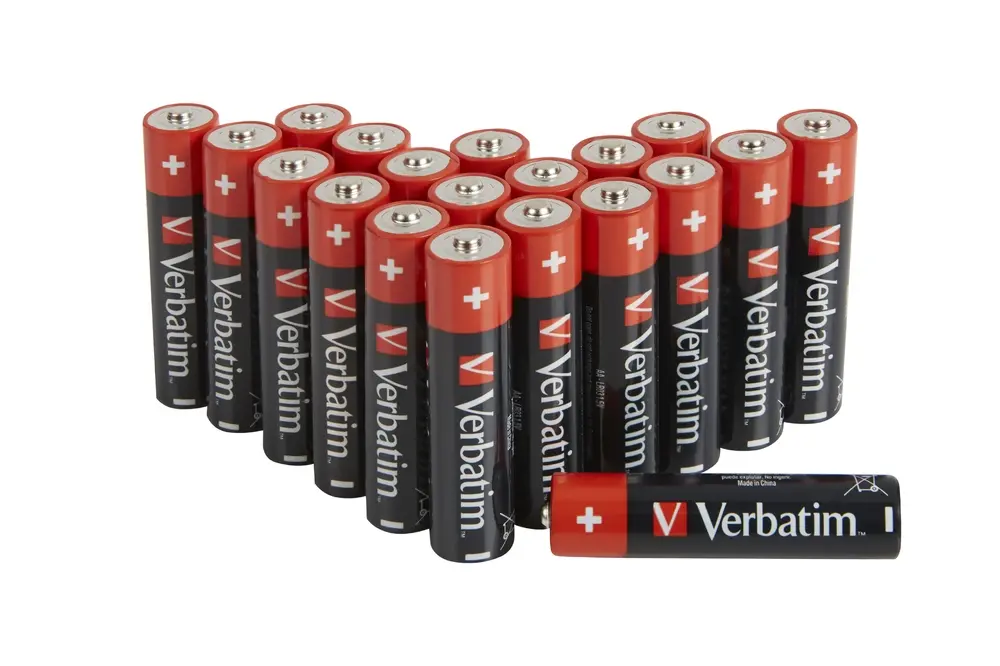 Батерия, Verbatim ALKALINE BATTERY AA 20 PACK (HANGCARD) - image 1