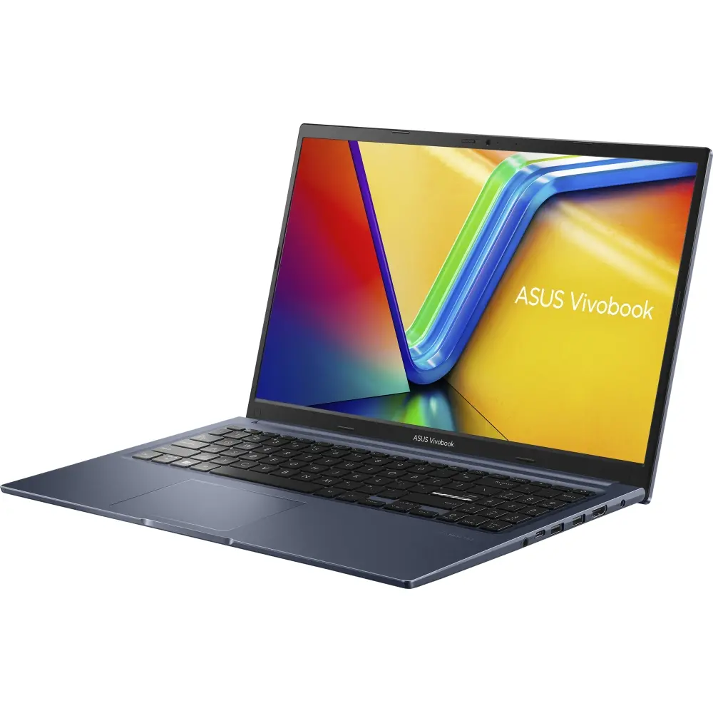 Лаптоп, Asus Vivobook M1502YA-BQ018, AMD Ryzen R7-7730U, 15.6 "FHD (1920X1080) 16:9,16GB DDR4 (8 GB on BD),1TB SSD,Backlit Keyboard , NO OS, Quiet Blue - image 1