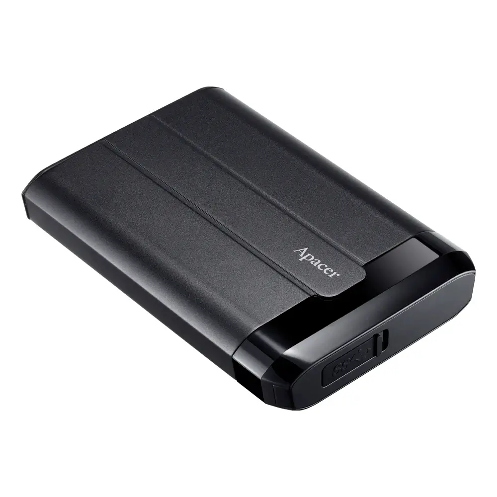 Apacer Външен хард диск Portable Hard Drive AC732 1TB USB 3.2 Gen 1, Military-Grade, Shockproof, IP68, Black - image 2