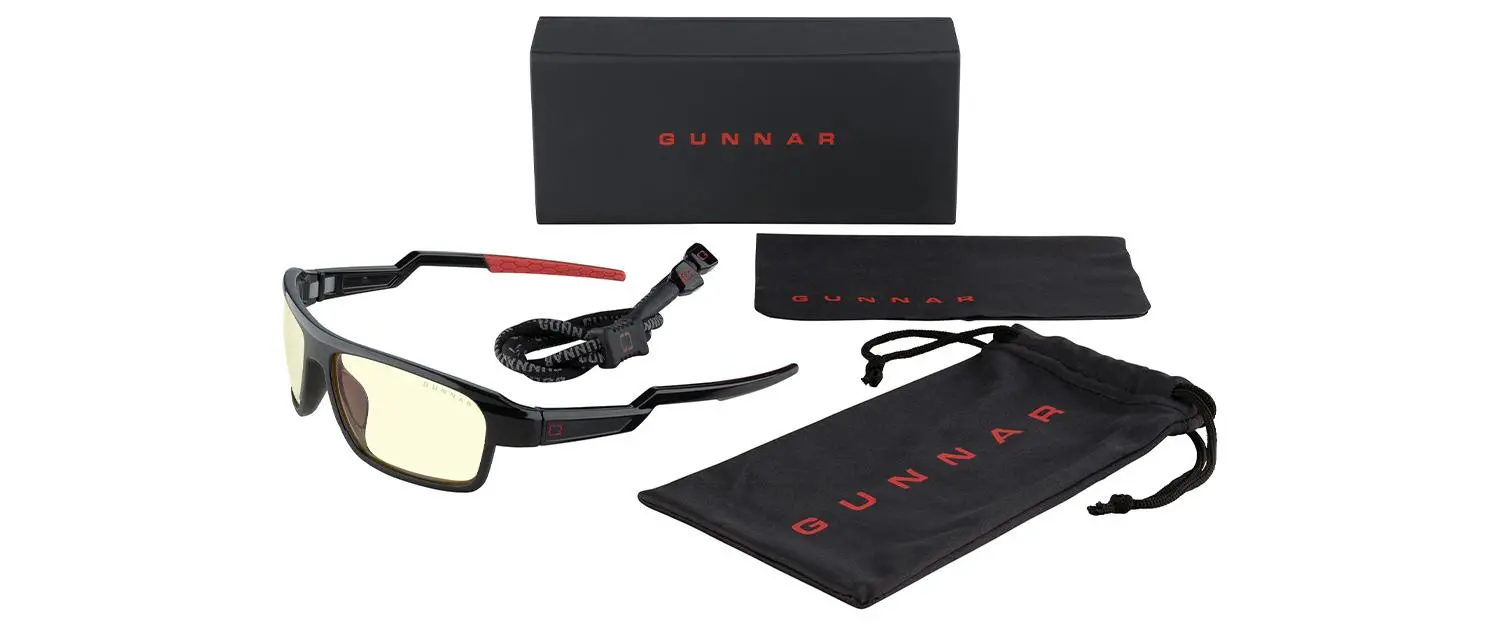 Геймърски очила GUNNAR Lightning Bolt Base Onyx, Amber - image 3