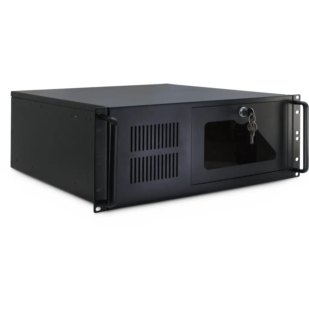 upto ATX MB (12" x 10.6"), 3x 5.25" external, 8x 3.5" internal, 2x Frount USB 2.0, 1x120mm front FAN (molex), 4U-4088S