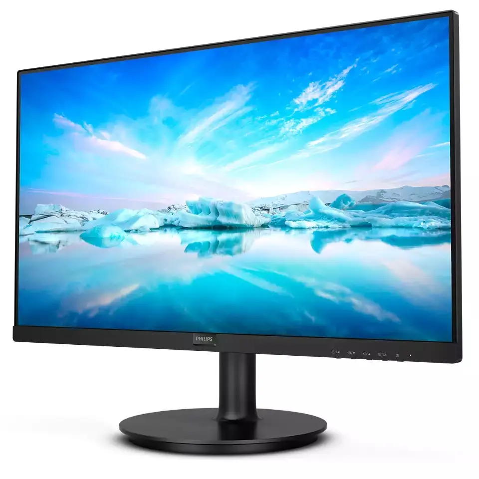 Монитор, Philips 241V8LAB, 23.8" VA WLED, 1920x1080@100Hz, 4ms GtG, 1ms MPRT, 250cd m/2, 3000:1, Mega Infinity DCR, Adaptive Sync, FlickerFree, Low Blue Mode, 2Wx2, Tilt, D-SUB, HDMI - image 1