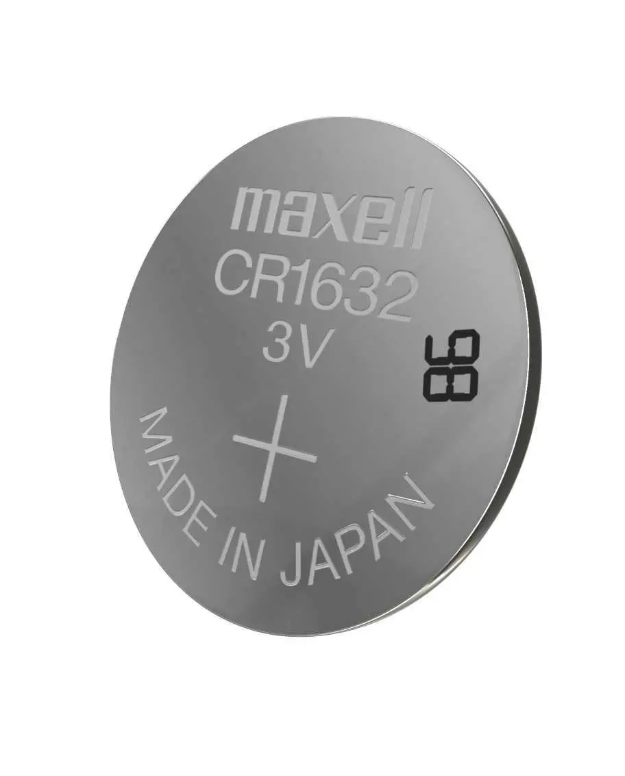 Бутонна батерия литиева CR1632 3V, 5бр. в блистер /цена за 1 бр./ MAXELL - image 1