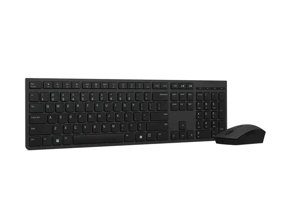 Комплект, Lenovo Professional Wireless Rechargeable Combo Keyboard and Mouse-US Euro - image 1