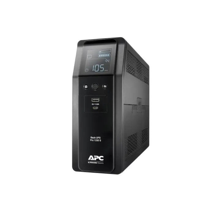 Непрекъсваем ТЗИ, APC Back UPS Pro BR 1200VA, Sinewave, 8 Outlets, AVR, LCD interface