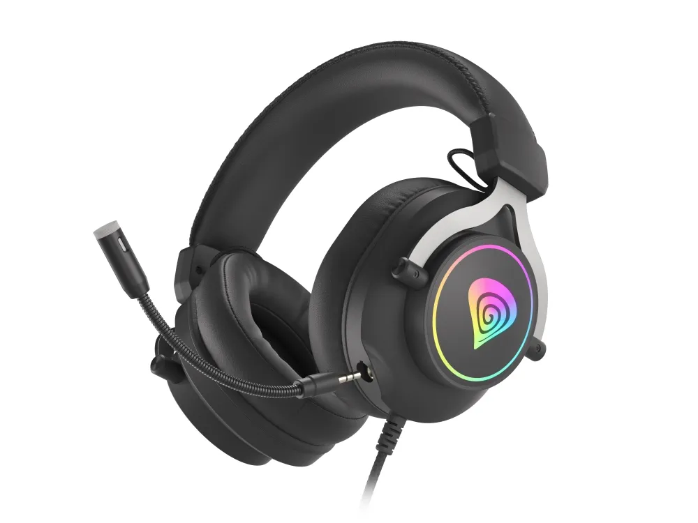 Слушалки, Genesis Gaming Headset Neon 750 With Microphone RGB Illumination Black - image 2