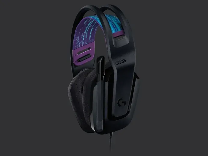 Слушалки, Logitech G335 Gaming Headset, PRO-G 40 mm Drivers, DTS Headphone:X 2.0 Surround, Blue Voice Microphone, 240 g, Black - image 2