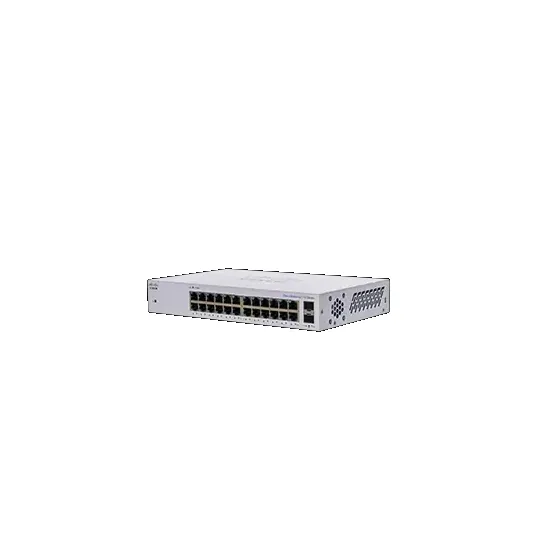 Комутатор, Cisco CBS110 Unmanaged 24-port GE, Partial PoE, 2x1G SFP Shared