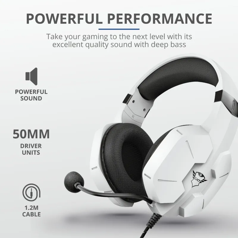 Слушалки, TRUST GXT 323W Carus Gaming Headset PS5 - image 10