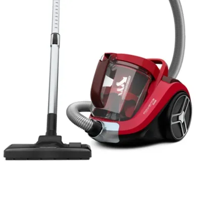 Прахосмукачка, Rowenta RO4853EA COMPACT POWER XXL, RED, 2.5L, 550W, 75dB, parquet - crevice tool - upholstery nozzle - image 1