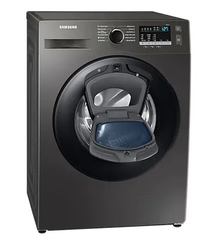 Пералня, Samsung WW80T4540AX/LE, Washing Machine, 8 kg, 1400 rpm,  Energy Efficiency D, Add Wash,  Hygiene Steam, Spin Efficiency A, WiFi, Stainless steel, Black door - image 9