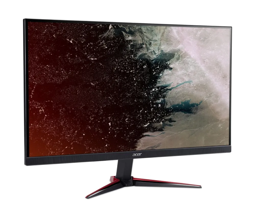 Монитор, Acer Nitro VG240Ybmiix, 23.8" Wide IPS LED, Anti-Glare, ZeroFrame, FreeSync, 75Hz, 1ms, 100M:1, 250 cd/m2, FHD 1920x1080, VGA, 2xHDMI, Speakers 2Wx2, Audio in/out, Acer Display Widget, Black - image 1