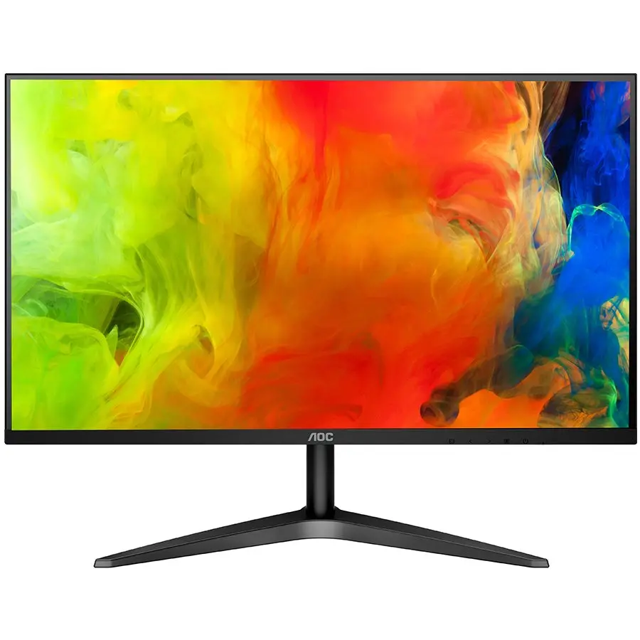 Монитор, AOC 24B1H, 23.6" Wide MVA LED, 5 ms, 3000:1, 50M:1 DCR, 250 cd/m2, FHD 1920x1080@60Hz, FlickerFree, Low Blue Light, D-Sub, HDMI, Headphone Out, Black
