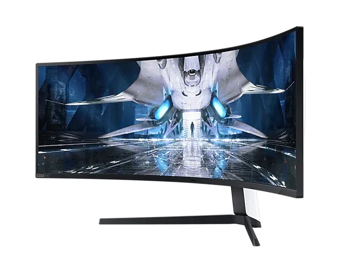 Монитор, Samsung 49AG950, 49" Odyssey Neo G9, Curved VA Quantum Mini LED, 1000R, 240 Hz, 1 ms GTG, 5120 x 1440, 32:9 Aspect Ratio, 420cd/m2, 1 000 000:1, FreeSync Premium Pro, Low Input Lag Mode, Display Port 1.4, 2xHDMI 2.1, 2xUSB 3.0, Black - image 1