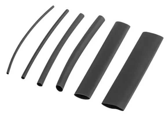 Термосвиваема кабелна връзка, Lanberg 100pcs heat-shrinkable tubing kit, black box