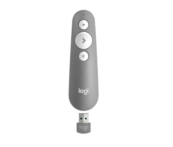 Безжичен презентер, Logitech R500s Laser Presentation Remote - GREY - image 3