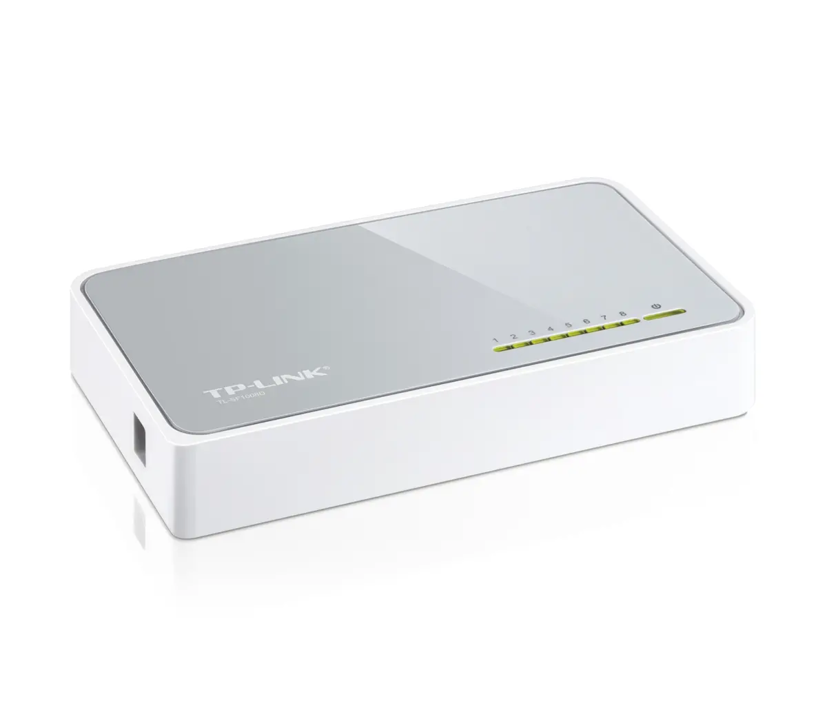 Комутатор TP-LINK TL-SF1008D, 8-порта 10/100Mbps, неуправляем, настолен - image 3