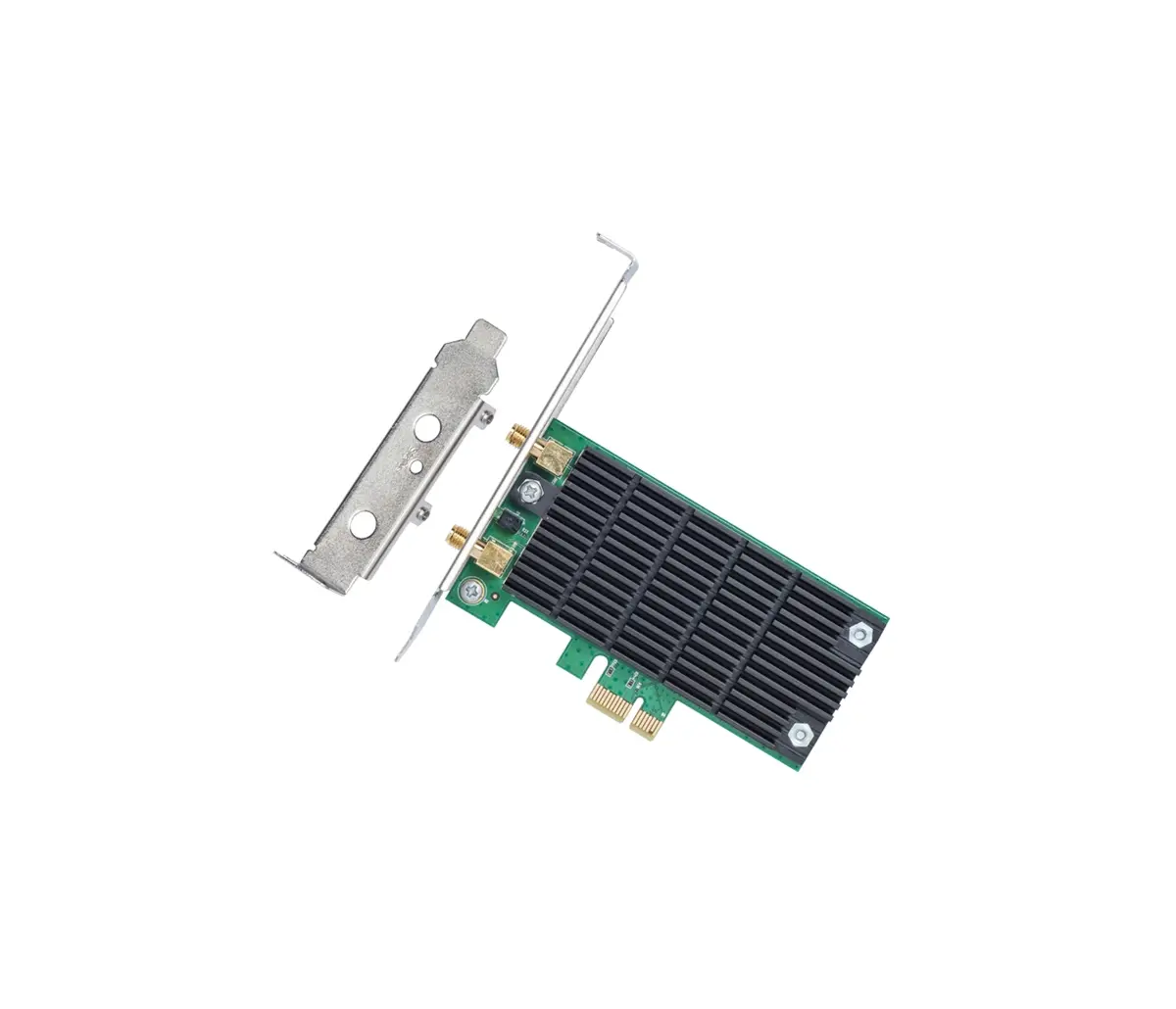 Безжичен адаптер TP-LINK Archer T4E, AC1200, двулентов, PCI Express, 2x външни а - image 1