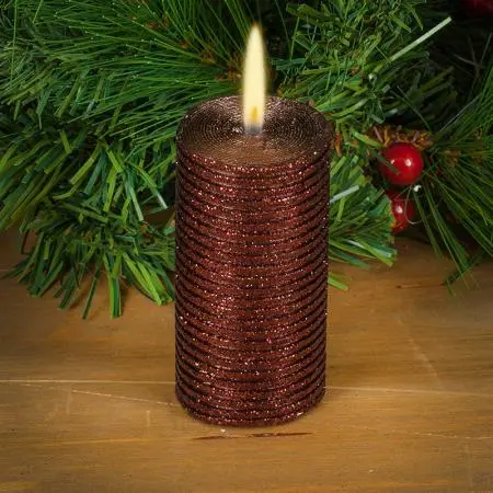 Коледна свещ шоколад - image 2