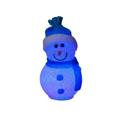 Снежен човек светещ 12 см - image 2