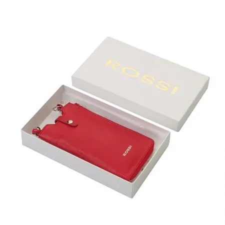 Калъф за GSM цвят Тъмно червено - ROSSI - image 4