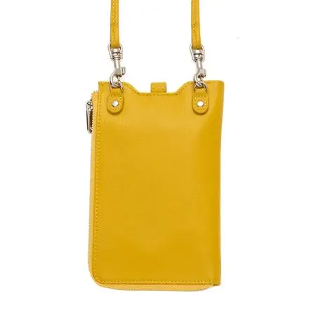 Дамско портмоне цвят жълт - ROSSI - image 3