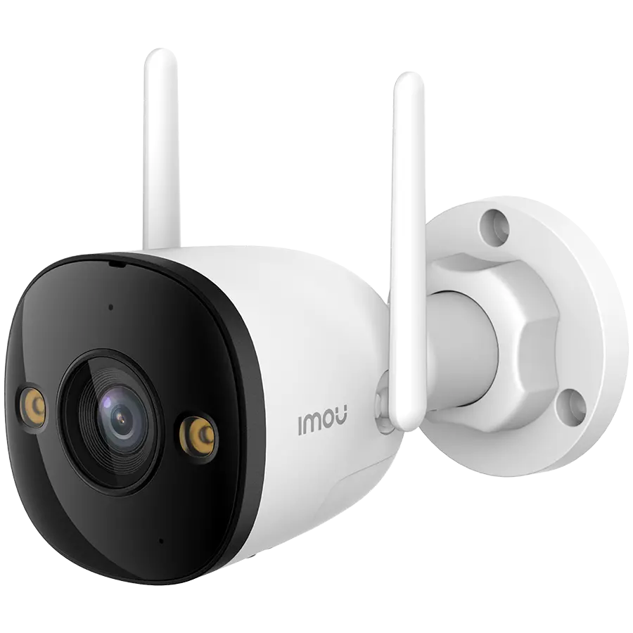 Imou Bullet 3, Smart full color night vision Wi-Fi IP camera, 5MP, 1/3" progressive CMOS, H.265/H.264, 30fps@1620, 2.8mm lens, FOV 94°, IR up to 30m, 8x digital zoom, 1x RJ45, micro SD up to 256GB, Built-in Mic & Speaker, 110dB Siren and spotlight