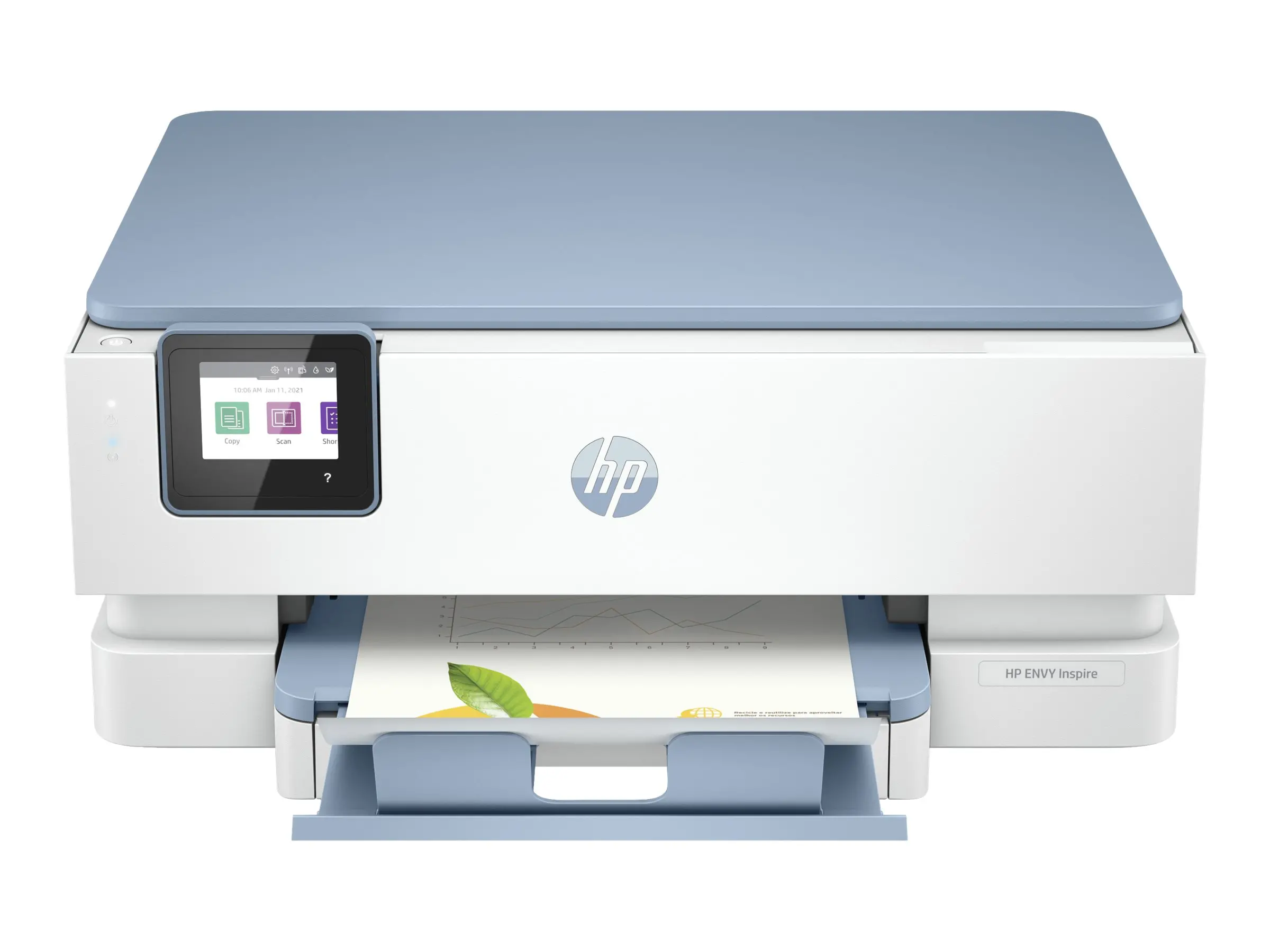 HP ENVY Inspire 7221e AiO Print Scan Copy EMEA Surf Blue Printer 15ppm/10ppm - image 6