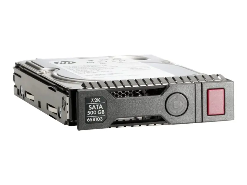 HPE Gen8 500GB 6G SATA 7.2K rpm LFF 3.5inch SC Midline 1yr Warranty Hard Drive - image 1