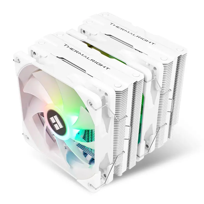 Thermalright охладител CPU Cooler Peerless Assassin 120 White A-RGB - Dual-Tower - LGA1851/LGA1700/AM5 - image 1