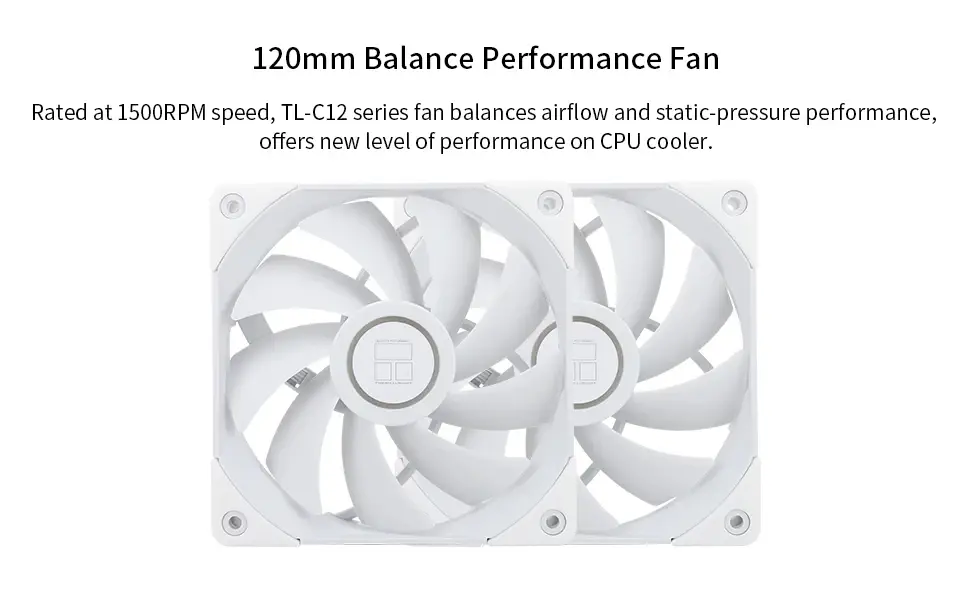 Thermalright охладител CPU Cooler Peerless Assassin 120 White - Dual-Tower - LGA1851/LGA1700/AM5 - image 10