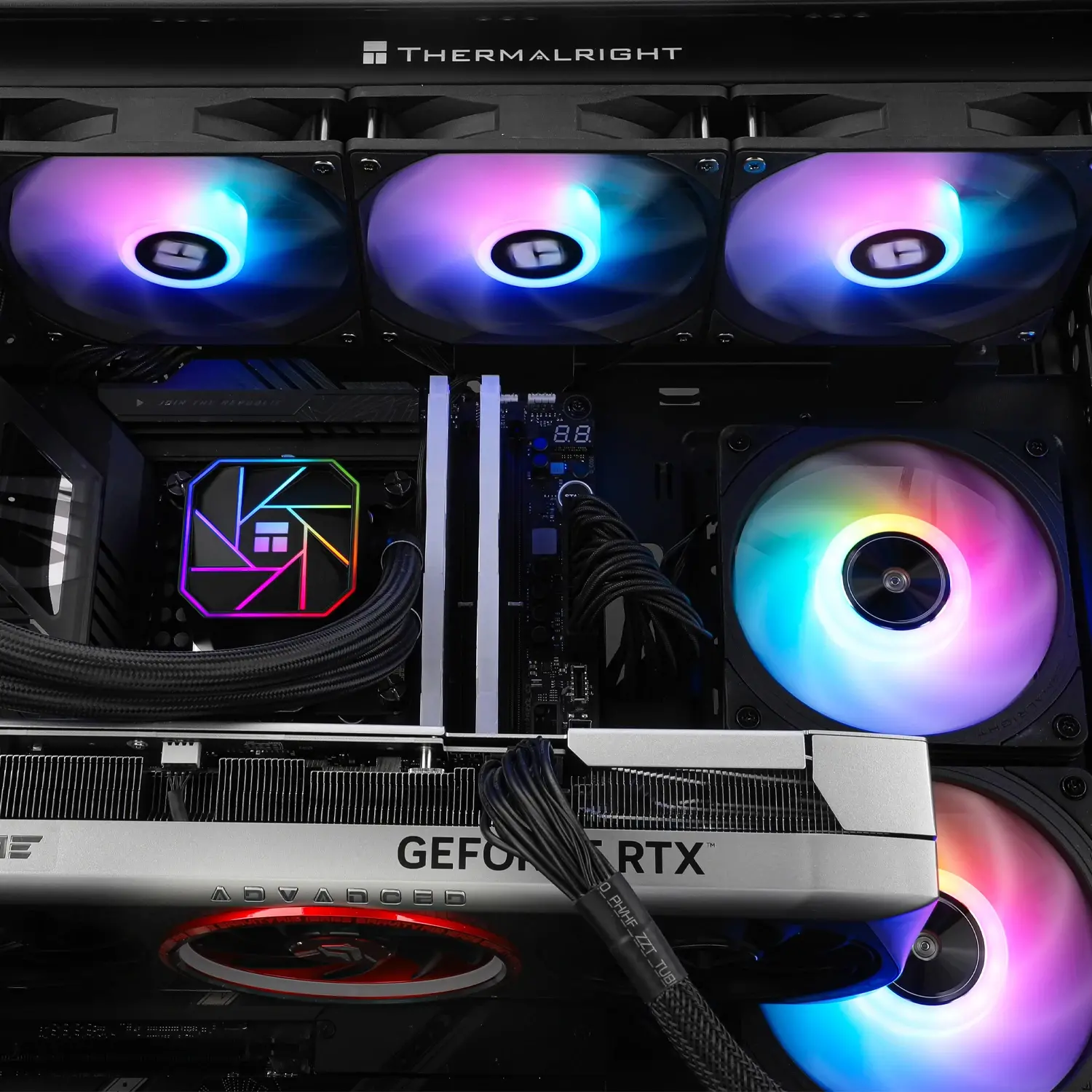 Thermalright водно охлаждане Water Cooling Aqua Elite 360 Black A-RGB V3 - LGA1851/LGA1700/AM5 - image 4