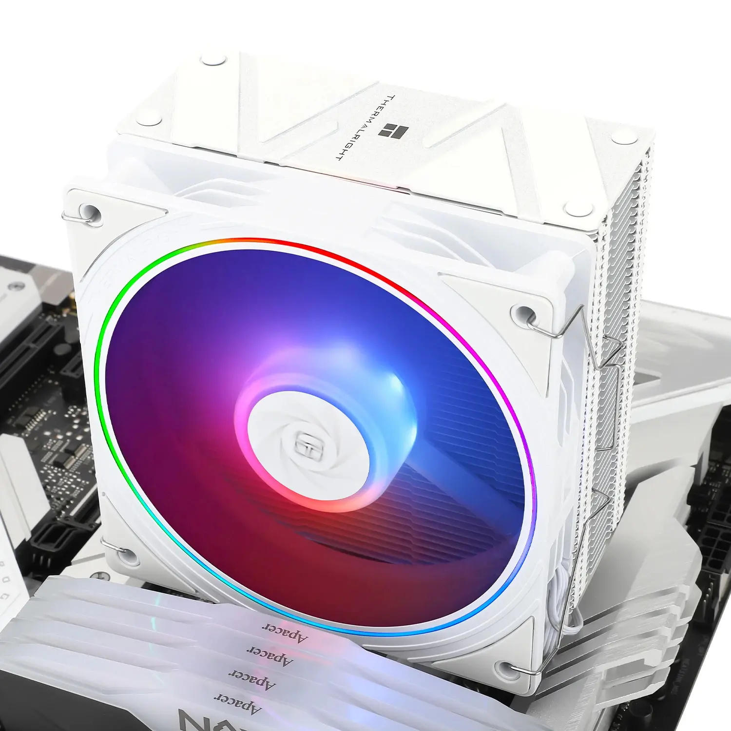 Thermalright охладител CPU Cooler Assassin Spirit 120 EVO White A-RGB - LGA1851/LGA1700/AM5 - image 8