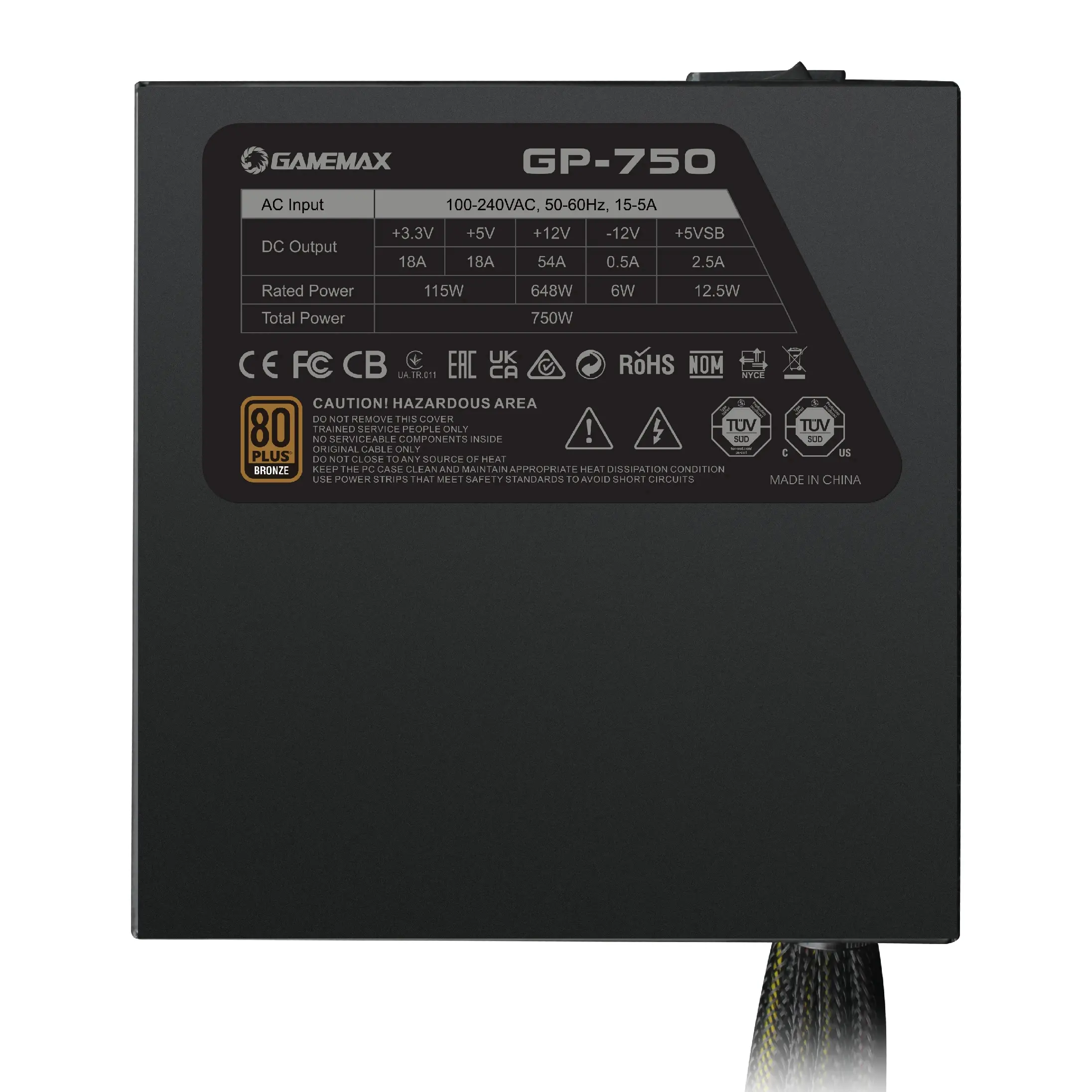 Gamemax захранване PSU 750W Bronze - GP-750 - image 9