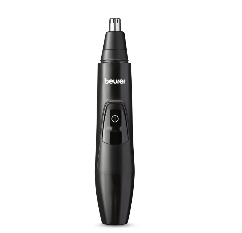 Тример, Beurer MN2X Precision trimmer, Incl. 3 attachments for trimming and shaping eyebrows, nose and ear hairs, High-quality stainless steel attachments, (IPX4), Battery-powered, Incl. protective cap, cleaning brush and storage bag - image 1