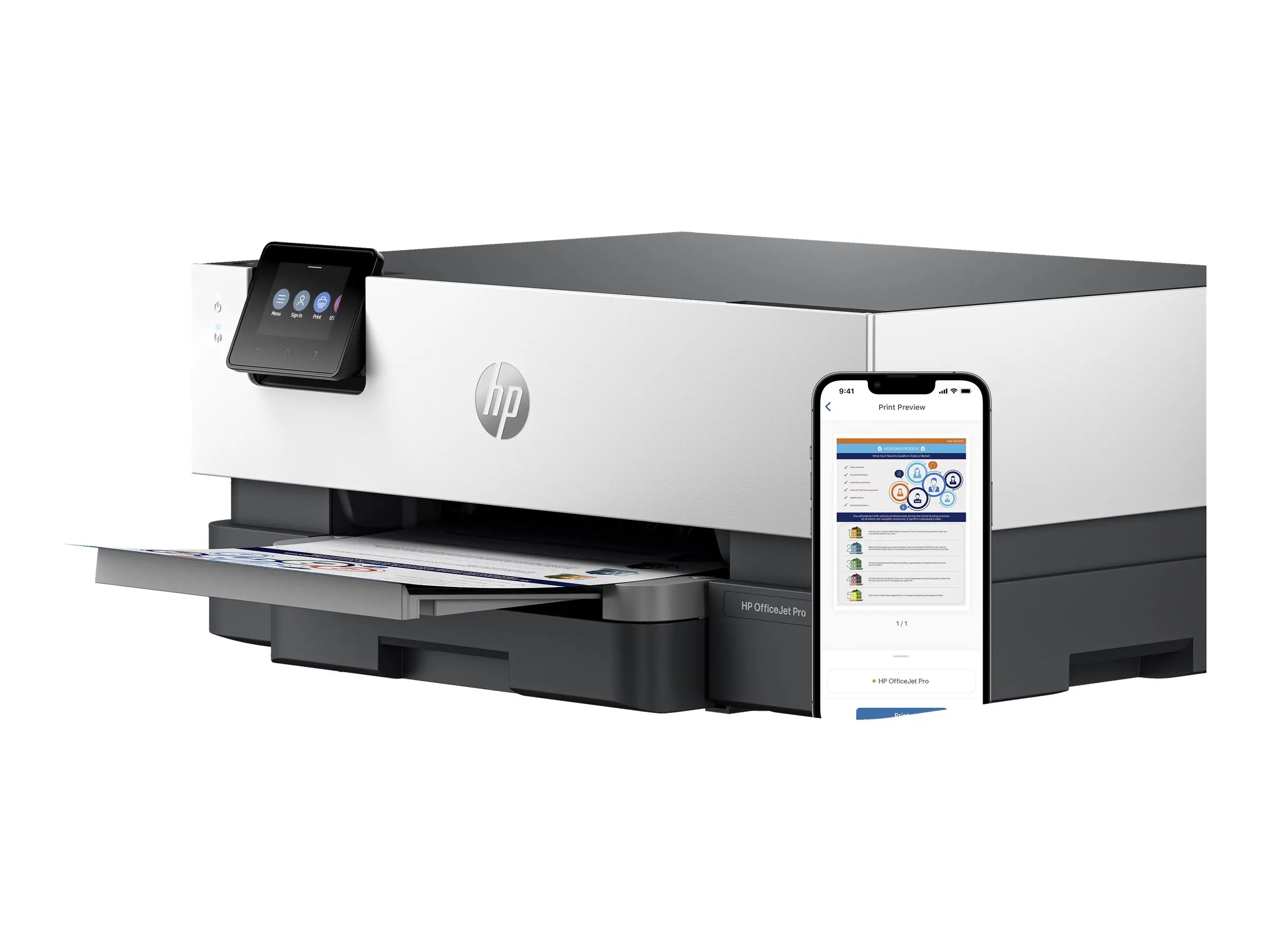 HP OfficeJet Pro 9110b color up to 25ppm Printer