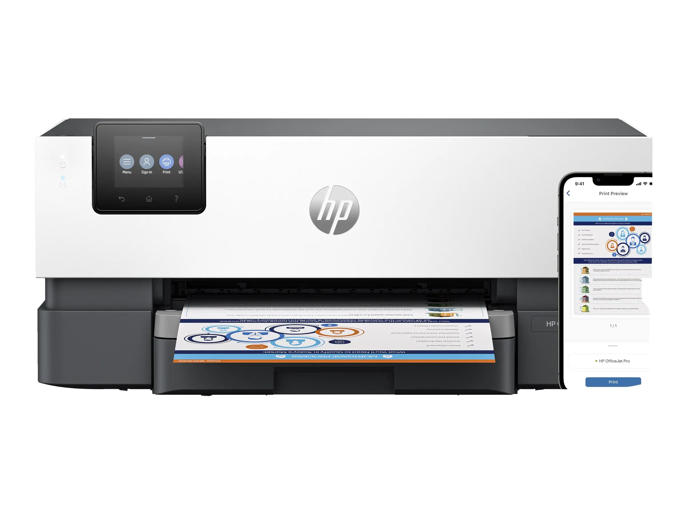 HP OfficeJet Pro 9110b color up to 25ppm Printer - image 6