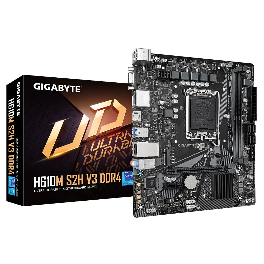 Дънна платка GIGABYTE H610M-S2H V3 DDR4, socket 1700, Micro ATX - image 3