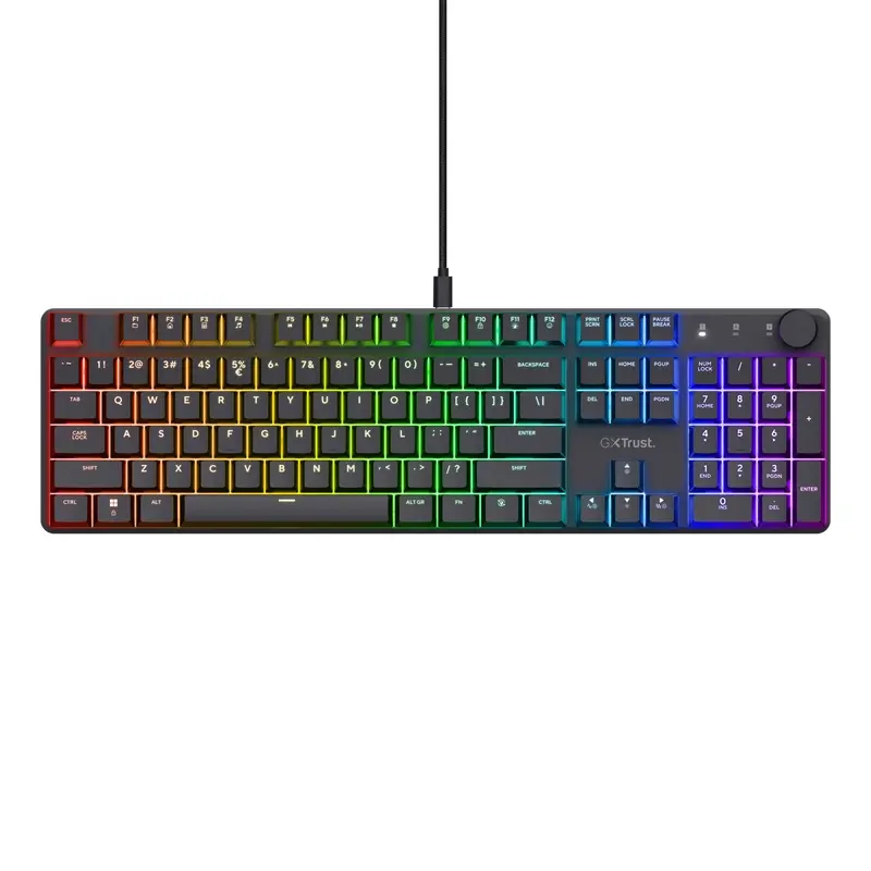 Клавиатура, TRUST GXT866 Torix Mechanical Keyboard US - image 2