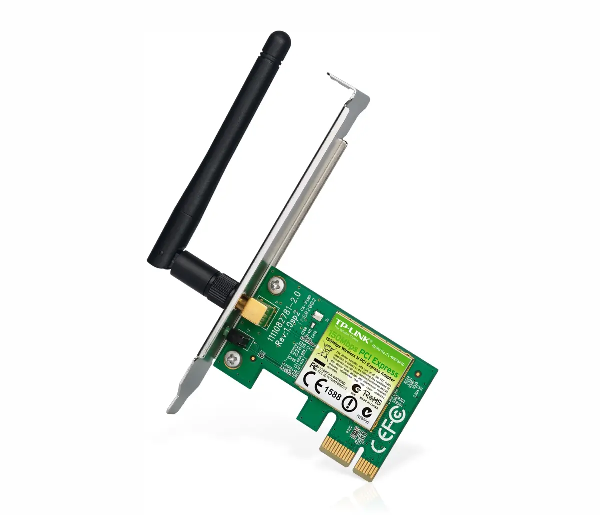 Адаптер за мрежа TP-LINK TL-WN781ND, N150, PCI Express, 1x антена