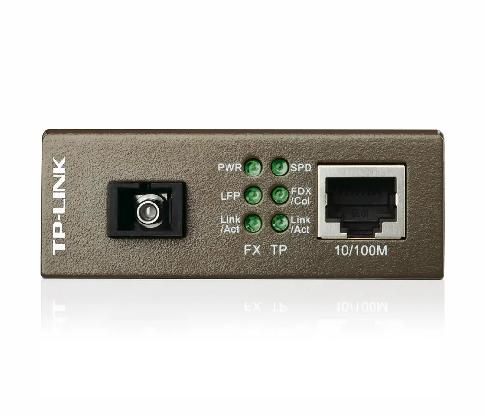 Конвертор TP-LINK MC112CS, 10/100M RJ45 към 100M SM SC влакно, Tx1310/ Rx1550nm, - image 2