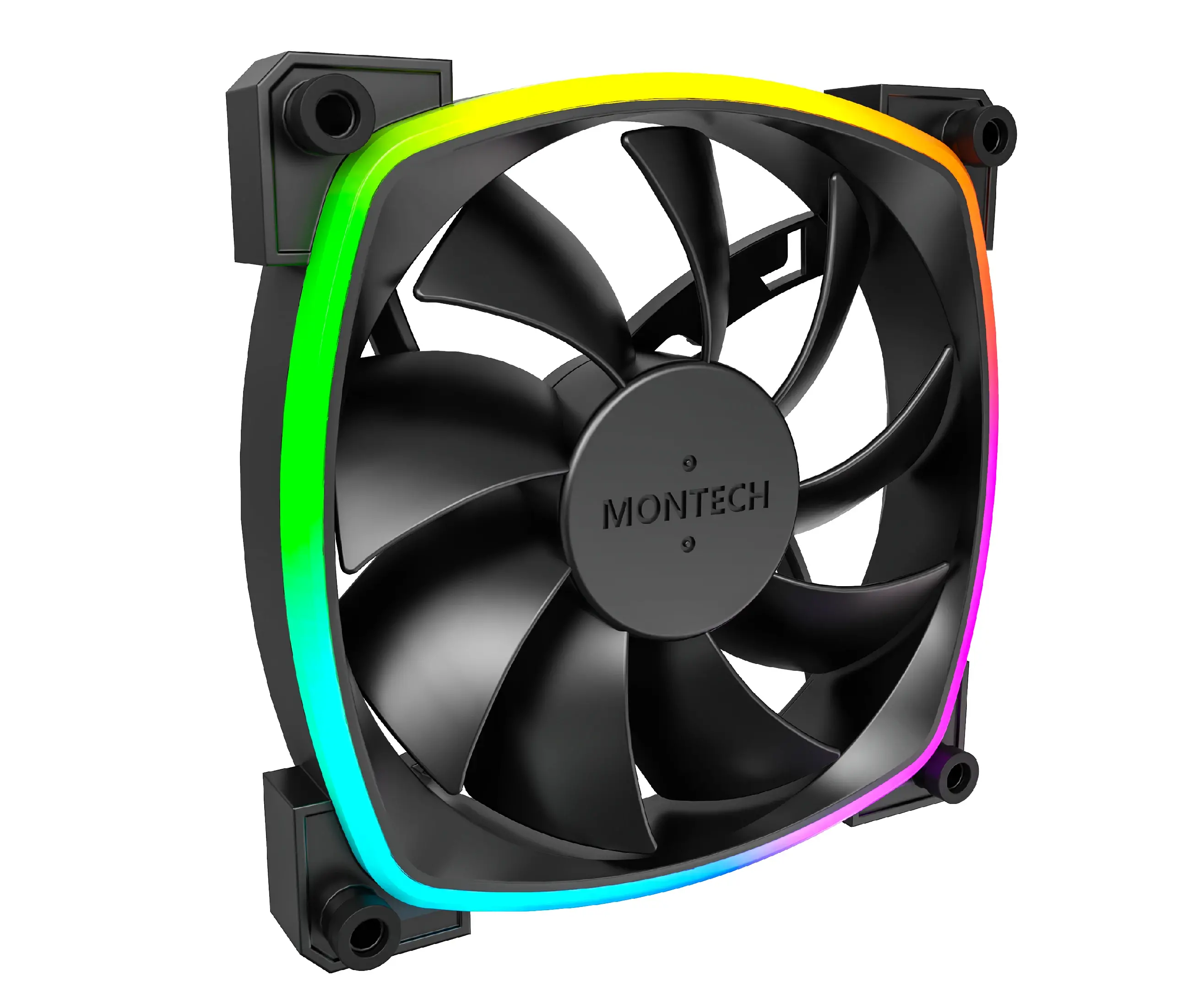 Montech вентилатор AX120 PWM, Fan 120mm, ARGB, Black - image 5