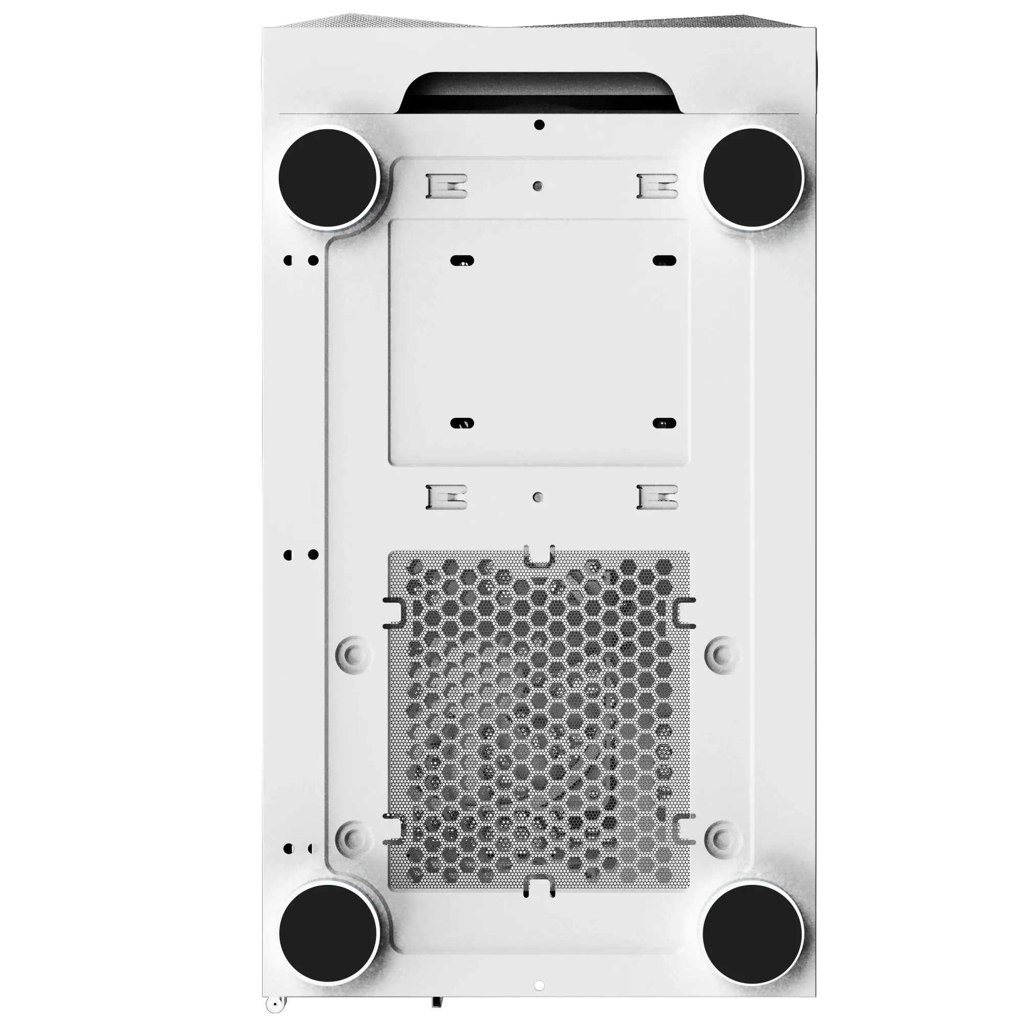 Montech кутия X3 MESH, Mid-tower Case, TG, 6 fixed RGB Fans, White - image 12