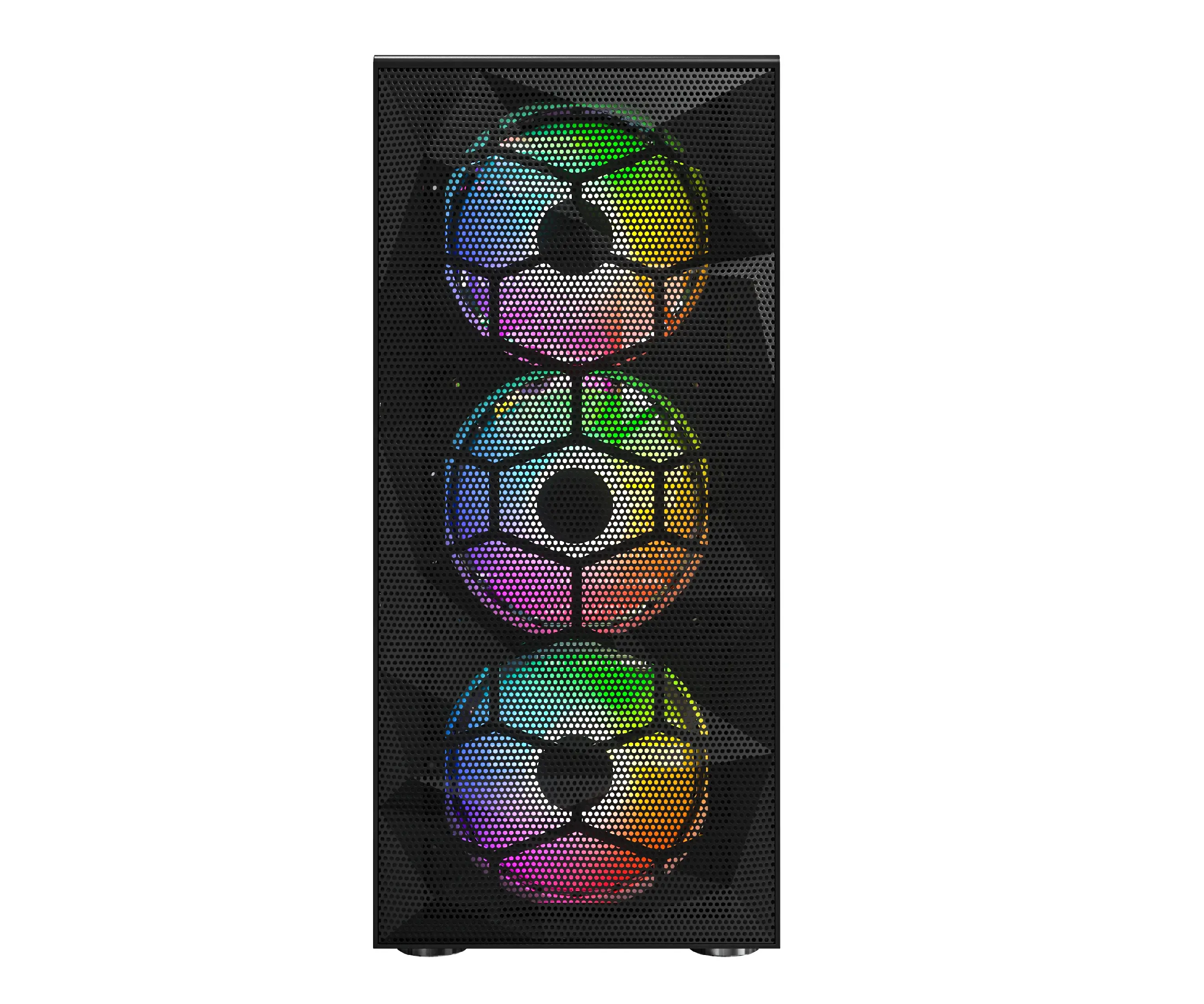 Montech кутия X3 MESH, Mid-tower Case, TG, 6 fixed RGB Fans, Black - image 10